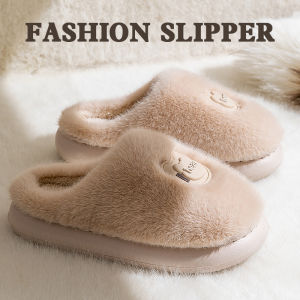 Dép Bông Mùa Đông 2025 Mới Cho Nam Và Nữ Trong Nhà Ấm Áp Chống Trượt Đế Dày Nhung Thoải Mái Cho Mùa Thu Đông