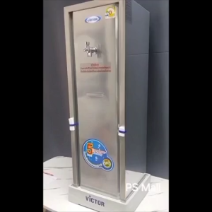 Victor VT18AST ตู้กดน้ำ เครื่องทำน้ำเย็น 1ก๊อก รุ่น  VT18A-ST ตู้กดน้ำสแตนเลส ตู้กดน้ำหัวเดียว