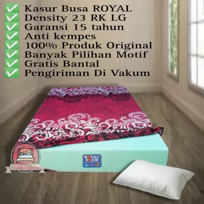kasur busa ROYAL FOAM RK LG D23 NO.1 sampai No 5 TEBAL 15 CM BUSA ANTI BAKTERI GARANSI 15 TAHUN