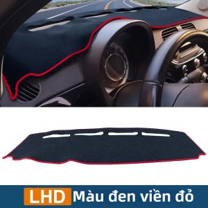 Phụ Kiện Bao Phủ Bảng Điều Khiển Xe Fiat 500 500c 500e Dành Cho Các Mẫu Xe 2007-2024 Chất Liệu Flannel Bảo Vệ Tấm Ốp Nội Thất Bảng Điều Khiển