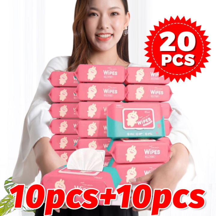 20pack Organic Baby Wipes 80 Pcs Per Pack 99% Water Hypoallergenic (Non-Alcohol-wipes)