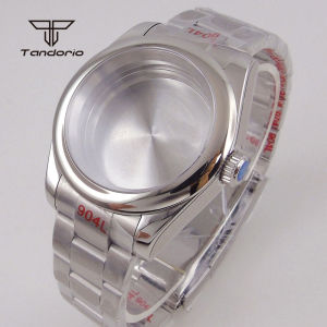 Tandorio | 316L Stainless Steel 36mm/39mm Polished Automatic Watch Case Sapphire Fit NH34 NH35 NH36 ETA2824 PT5000 Wristwatch Mod Parts