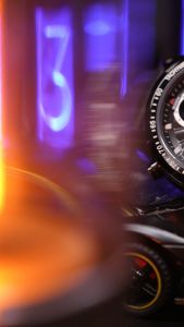 BIDEN Jam Tangan Pria Original Digital & Analog Multifungsi Anti Air Tali Kulit Jam Tangan Cowok