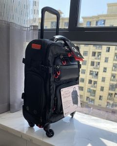 Multi-Functional Lightweight Luggage Carry-On Suitcase 20 Inch 22 Inch Mens Backpacking Bag Oxford Cloth Business/OL Style