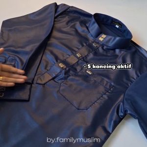 Jubah Pria Lengan Manset terbaru/Nabawi gamis Poliyester mewah