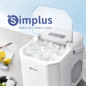 Simplus Ice Maker Household 1.3L Water Tank Compact Design Low Power Automatic Ice Production