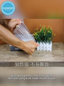 Famoustore Zip Lock Plastic Bag 100PCS Extra Thick (0.08mm & 0.12mm) Self Seal Clear Transparent Zipper Bag Ziplock Packaging 自封袋