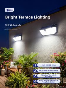 QIR | Solar Powered Sensor Outdoor Light