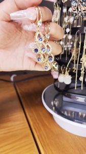 Bông tai kiểu đáng yêu tua rua - hoa tai dài hoa tai nữ dài đẹp DH921.45525 khuyên tai nữ sang chảnh bông tai đi tiệc sang chảnh khuyên tai nữ học sinh bong tay nữ đẹp kiểu cá tính hoa tai tua rua dài BSTKL - [NaLa Shop]