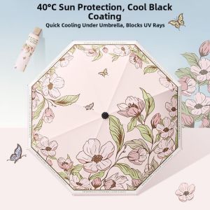 UV Protection Sun Rain Dual Use Umbrella