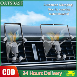 OATSBASF Car Mount Gravity Automatic Clamping Car Vent Phone Holder for 4.7-8"