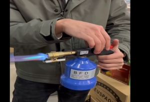 LPG Electronic Blow Torch Burner Weld Set With Gas Outdoor/Camping Firing Gun Firearm Portable Ignition {SG Store}