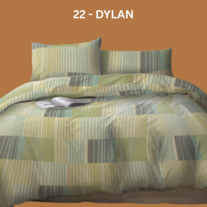 4in1 Modern Linen-22 Bedsheet "Easy care" DYLAN modern linen bedsheet set