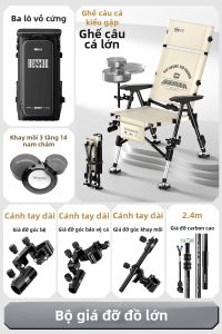 BENNUO | Ghế Đa Năng Đi Cá Câu Gấp Gọn Dành Cho Mọi Địa Hình