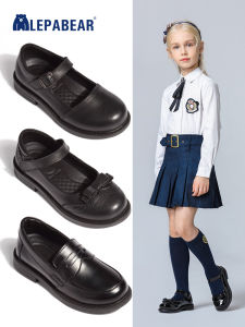 Giày Công Chúa Cho Bé Gái Giày Da Thật Mềm Đế Mềm Biểu Diễn Học Sinh Giày Da Anh Cho Bé Gái Giày Đế Bằng Mũi Tròn Mùa Xuân Thu