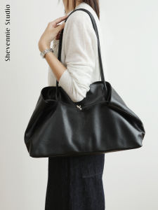 Large Capacity Leather Tote Bucket Bag