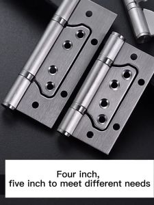 (2 PCS) Stainless Steel Butterfly Door Hinges 4x3 5x3 Heavy Duty Hinges with Stainless Steel Screw