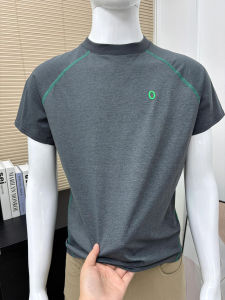 Quick Dry Cycling Clothing Short Sleeve Mens Lightweight Breathable Sun Protection T-Shirt Outdoor Sports Half Sleeve Deep Gray