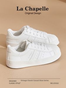 La Chapelle | Womens Thick Sole Slip-on Sneakers White