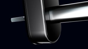 Smart Lock Handle WiFi Smart Lock TTlock Biometric Fingerprint Keyless Entry Door Locks Smart Door Lock with Handle Digital Electronic Keypad Door Lock Auto Lock Front Door Home Office Airbnb Tuya/TTlock Smart lock Two Versions