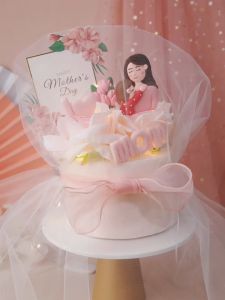 | Cake Decoration | Happy Mothers Day Theme Best Mom Birthday Cake Topper 英语母亲节快乐妈妈主题烘焙蛋糕装饰插牌