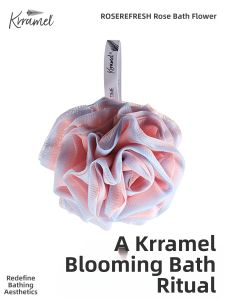KRRAMEL | Non-Fading Soft Large Bath Ball for Bathing and Scrubbing