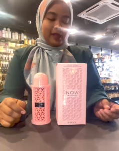 Now Pink 100ML Original by Rave (Lattafa)—a playful and feminine fragrance that radiates charm and sweetness