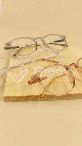 Groovy Eyewear - Kacamata Vallen Bulat Minus Photocromic Antiradiasi