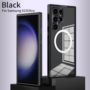 360 Full Protection Metal Frame Double Sided Glass Snap Lock Case For iPhone 15 14 13 12 Pro Max 15Plus 14Plus Case Support Wireless Charging Shock-proof Ultra-thin Armor Case For iphone15Pro Max 14Pro Max 13Pro Max 12Pro Max Case With Lens Protection