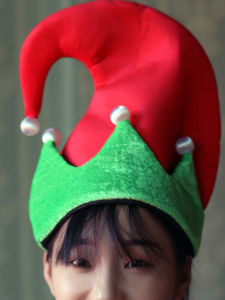 Special-Shaped Elf Hat Christmas Hat Christmas Eve Dress up Headwear Head Buckle Barrettes Adult Neutral Christmas Decorations