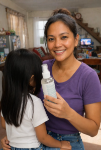 LiceShield Daily Mist for Kids Anti Kuto Spray Lice Repellent Hair Mist No Rinse Non Sticky Daily School Protection