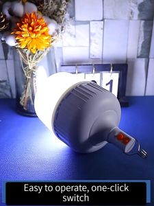 usb LED charging lamp night market super bright LED energy-saving home outdoor camping lamp power failure emergency lighting outdoor solar lamp