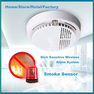 Smoke Detector Fire Alarm Battery Operated Commercial Home Use Securitysystem Wireless photoelectric Sensitive Sensor