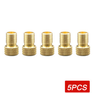 Bicycle French Valve Adapter Brass Bicycle Presta To Schrader Bike Valve Converter Adapter Pump Connector Accessories 5/10PCS