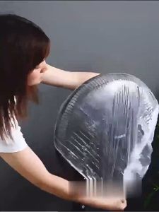 MD-C1172 Plastik Penutup Karet Pelindung Debu Isi 10pcs / Plastik Transparan Penutup Perabotan Dapur