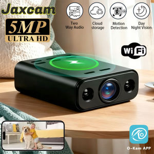 5MP Indoor Mini Security Camera 2.4G WiFi 2-Way Talk Motion Detection Alerts Night View CCTV Baby Monitor Surveillance Video Cam