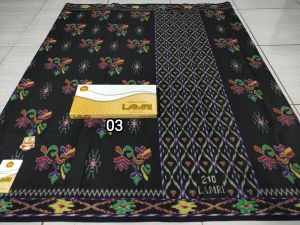 Sarung Sapphire Songket Timbul Kembang