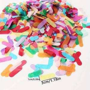 1 piece - Colorful confetti wedding party birthday graduation anniversary party decoration supplies polychrome