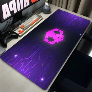 Rubber PC Mousepad Gamer Gaming Mouse Pad Desk Keyboard Mat Computer Overwatch Sombra Laptop Cute Skull Logo Extended Table Pad