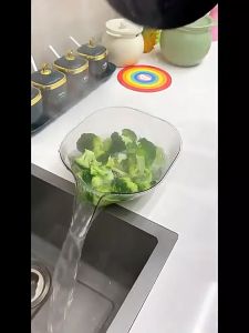 SG READY STORKVegetable Drainage Basket Water Fruit Basket    Multi functional Kitchen Portable Water Filter Bask