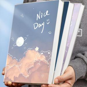 Thickened A5 B5 Notebook Soft Surface Super Thick 16 Open High School Students Journaling Notebook Diary Book Cultural Supplies