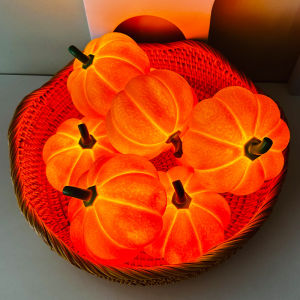Đèn LED Hình Bí Ngô Halloween Chạy Bằng Pin Đèn Lồng Ấm Áp Đèn Trang Trí Cho Phòng Ngủ Trẻ Em Tiệc Trêu Chọc Hoặc Trêu Ghẹo Tại Nhà Ngày Lễ