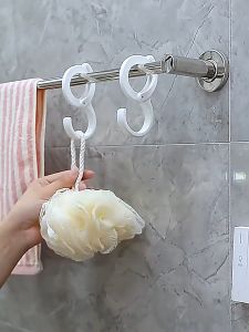 ตะขอตัว S ตะขอแขวนอเนกประสงค์ ปิดสปริง ตะขอเกี่ยว อเนกประสงค์, คลิปตะขอล็อค, ตะขอ, พวงกุญแจ, ตะขอแขวนในครัว