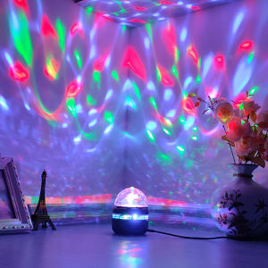 Aurora Projection Stage Light USB LED Projector Christmas Party Decorations Remote Control 7-Color Dreamy Sky Party Night Lights
