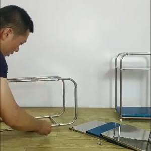 Stainless Steel Side Table Nordic Side Table 3layer Bathroom Shelf Multifunctional Storage Shelf Bathroom Shelf