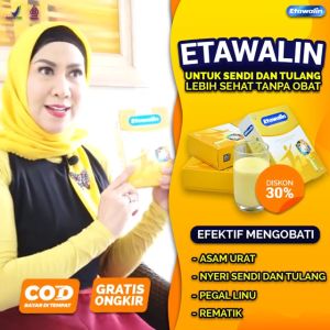 Paket 2 Box Etawalin Susu Kambing Etawa Jaga Kesehatan Tulang & Sendi Mengobati Asam Urat 100% Ori