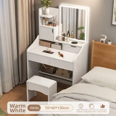 Modern Integrated Vanity Table for Small Rooms