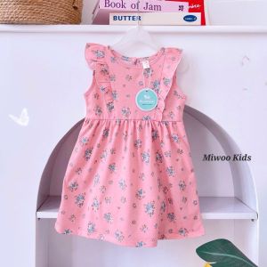 LightShine 1-7y Miwoo Kids Butterfly Dress Cotton/Dress For Gir/Sleeveless Dress For Girl/ Floral Dress For Girl