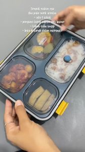 Kotak Makan 4 sekat - kotak bekal nasi