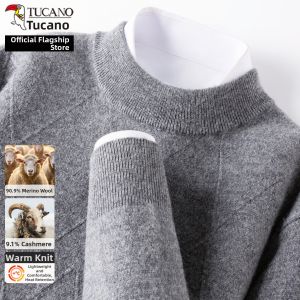 TUCANO | Thickened Warmth Mens Wool Sweater With Cashmere